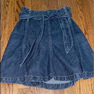 banana republic jean skirt